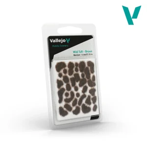 Vallejo Scenery Wild Tuft – Brown 4 mm Basing Materials Vallejo