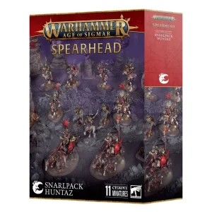Miniaturi Spearhead: Gloomspite Gitz – Snarlpack Huntaz