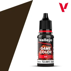 Vopsea Vallejo Game Color - Sepia Ink 18 ml