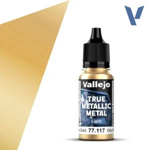 Vopsea Vallejo True Metallic Metal Light Arcane Gold 18ml #17