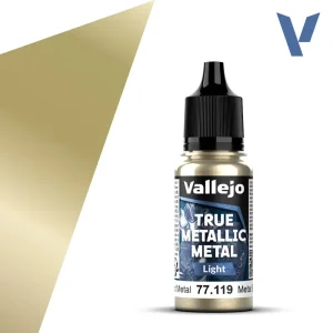Vopsea Vallejo True Metallic Metal Light Aged Metal 18ml #19