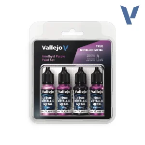 Vallejo True Metallic Metal Amethyst Purple Set 4x18ml