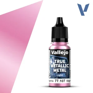 Vopsea Vallejo True Metallic Metal Light Crimson Magenta 18ml #7