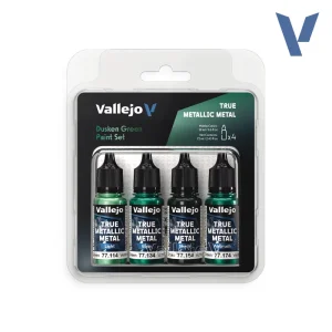 Vallejo True Metallic Metal Dusken Green Set 4x18ml