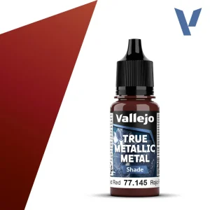 Vopsea Vallejo True Metallic Metal Shade Forged Red 18ml #45