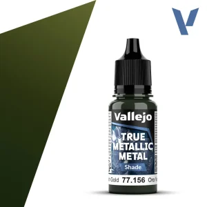 Vallejo True Metallic Metal Shade Greenish Gold 18ml #56