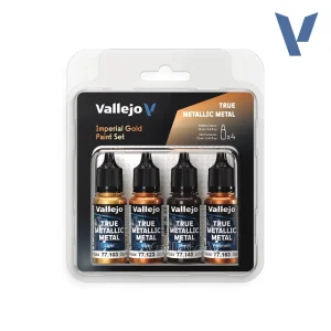 Vallejo True Metallic Metal Imperial Gold Set 4x18ml