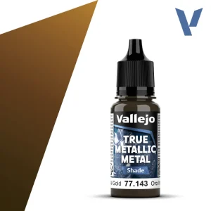Vopsea Vallejo True Metallic Metal Shade Imperial Gold 18ml #43