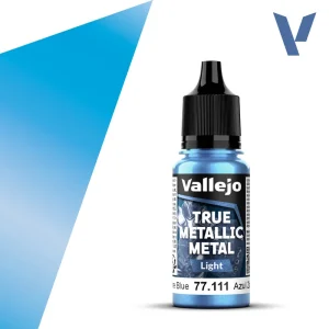 Vopsea Vallejo True Metallic Metal Light Sapphire Blue 18ml #11