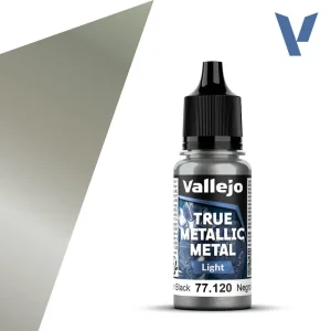 Vopsea Vallejo True Metallic Metal Light Obsidian Black 18ml #20