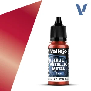Vopsea Vallejo True Metallic Metal Base Ruby Red 18ml #26