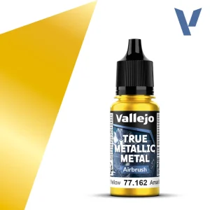 Vopsea Vallejo True Metallic Metal Air Radiant Yellow 18ml #62