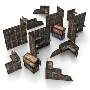 Terrain GSW Pre-Painted Foldable WTC terrain pack Sci-fi