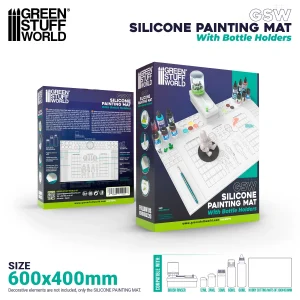 Mat GSW Silicone Painting Mat with Edges
