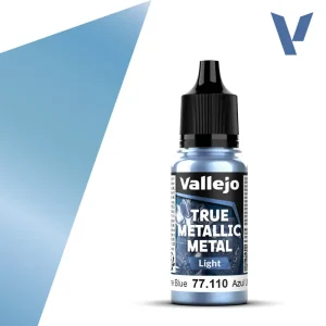 Vopsea Vallejo True Metallic Metal Light Ultramarine Blue 18ml #10