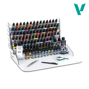 Suport Vopsele Vallejo Paint Station 50 x 37 cm with vertical stand