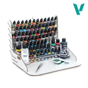 Suport Vopsele Vallejo Paint Station 40 x 30 cm with vertical stand