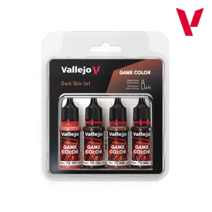 Set Vopsele Vallejo Game Color Dark Skin Set 18ml x 4