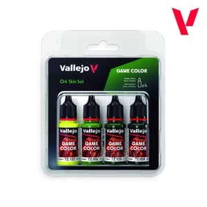 Set Vopsele Vallejo Ork Skin Set 18ml x 4