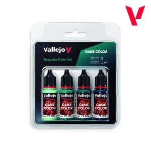 Set Vopsele Vallejo Turquoise Color Set 18ml x 4