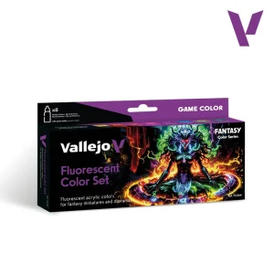 Set Vopsele Vallejo Fluorescent Color Set 8 colors