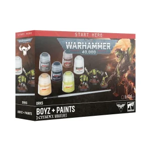 Orks: Boyz + Paints Start here Warhammer 40k Warhammer 40K Games Workshop