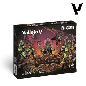 Fantasy Paint Set by Squidmar Miniatures Vallejo Paint Set Vallejo