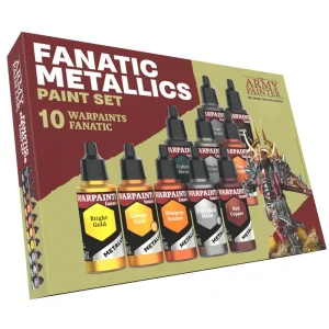 Warpaints Fanatic – Metallics Set The Army Painter Paint Sets The Army Painter