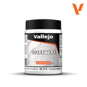 Vallejo Diorama Effects – White Pumice 200ml Texture Pastes Vallejo