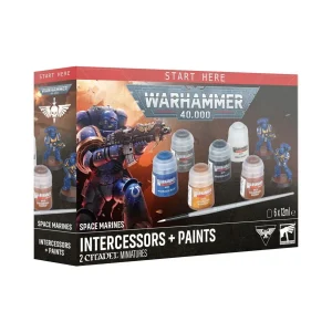 Space Marines: Intercessors + Paints Start here Warhammer 40k Warhammer 40K Games Workshop