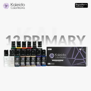 12 Matt Primary Colors Set